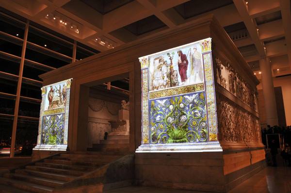 Ara Pacis a colori