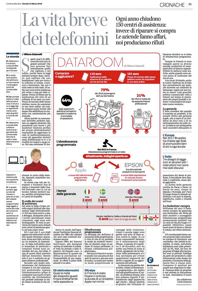 La vita breve dei telefonini